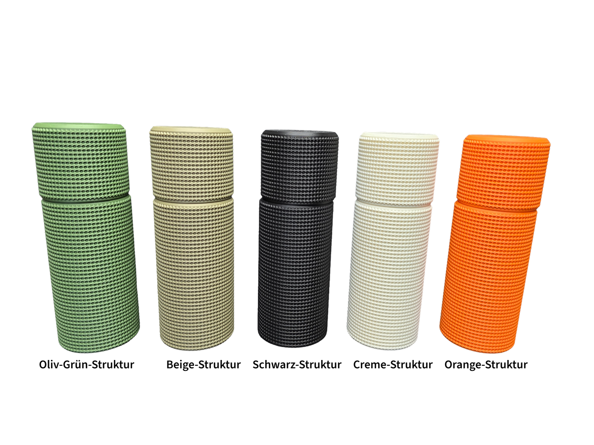 pfeffermühle modern gewürzmühle keramik salzmühle manuell pfeffermühle design küchenaccessoire modern pfeffermühle Chelsea Rot 3d gedruckt gewürzmühle handgefertigte pfeffermühle minimalistische küche geschenkidee küche