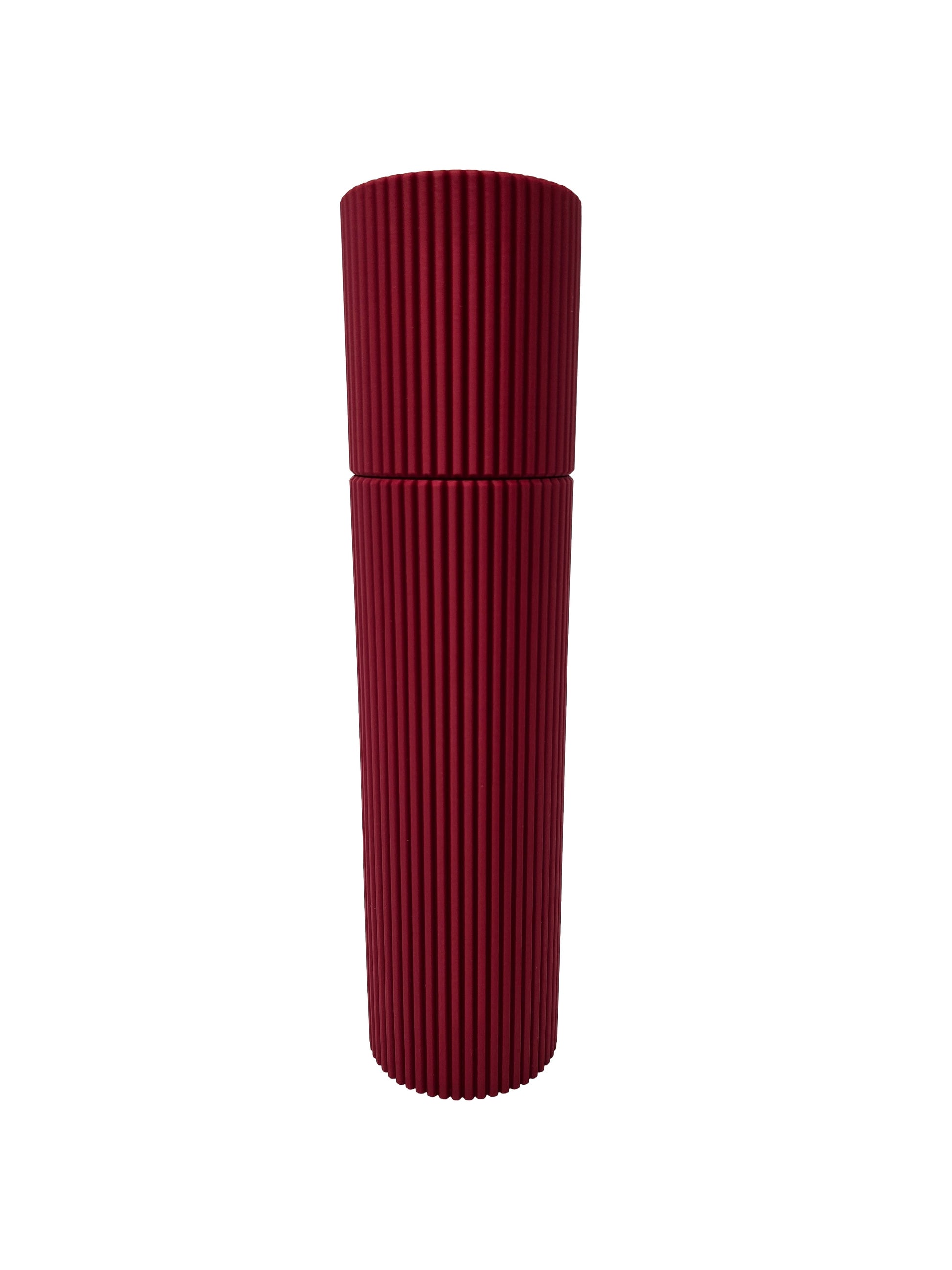 pfeffermühle modern gewürzmühle keramik salzmühle manuell pfeffermühle design küchenaccessoire modern pfeffermühle Chelsea Rot 3d gedruckt gewürzmühle handgefertigte pfeffermühle minimalistische küche geschenkidee küche