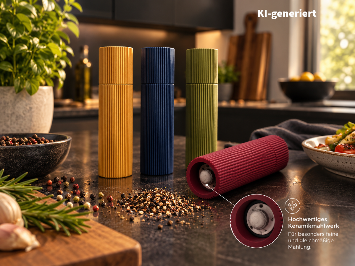 Senf Grün Design Pfeffermühle