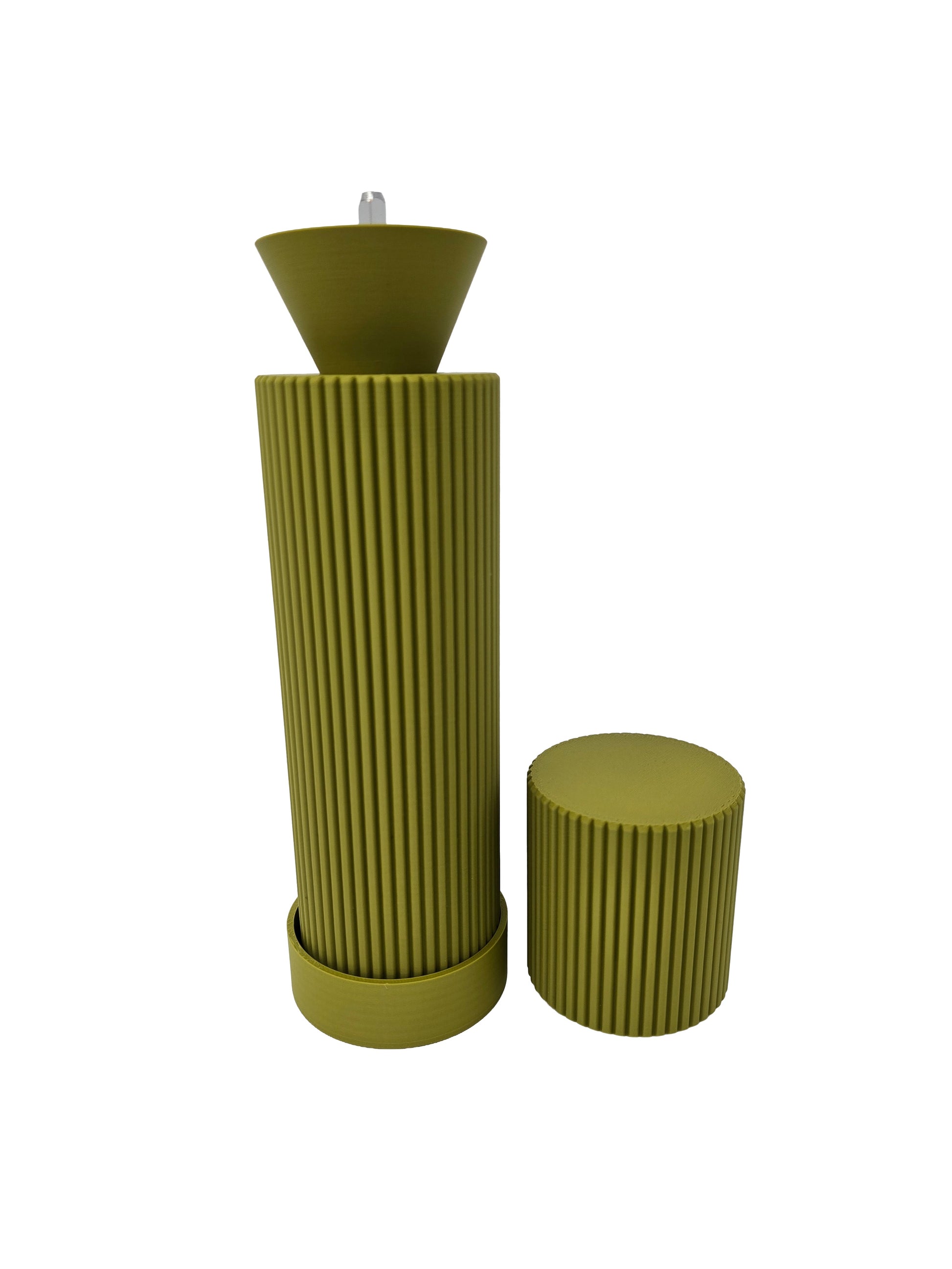 pfeffermühle modern gewürzmühle keramik salzmühle manuell pfeffermühle design küchenaccessoire modern pfeffermühle Chelsea Rot 3d gedruckt gewürzmühle handgefertigte pfeffermühle minimalistische küche geschenkidee küche